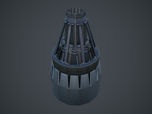 rocket thruster engine 3D Model