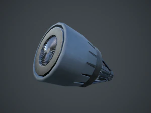 moteur de propulseur de fus&eacute;e Modèle 3D