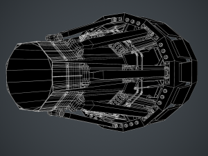 rocket thruster engine 3D Model
