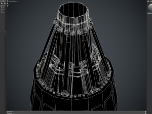rocket thruster engine 3D Model