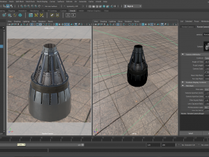 rocket thruster engine 3D Model