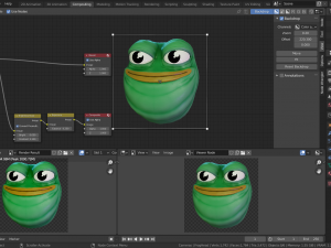 frog Model 3D