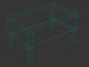 buffettable Modello 3D