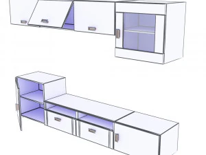 tv furniture 3D Model