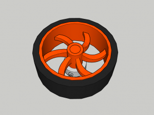 robot wheel 3Dモデル