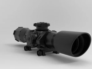 cannocchiale da puntamento Modello 3D