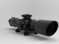 RifleScope Modèle 3D