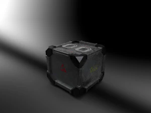 науково-фантастична коробка 3D Модель