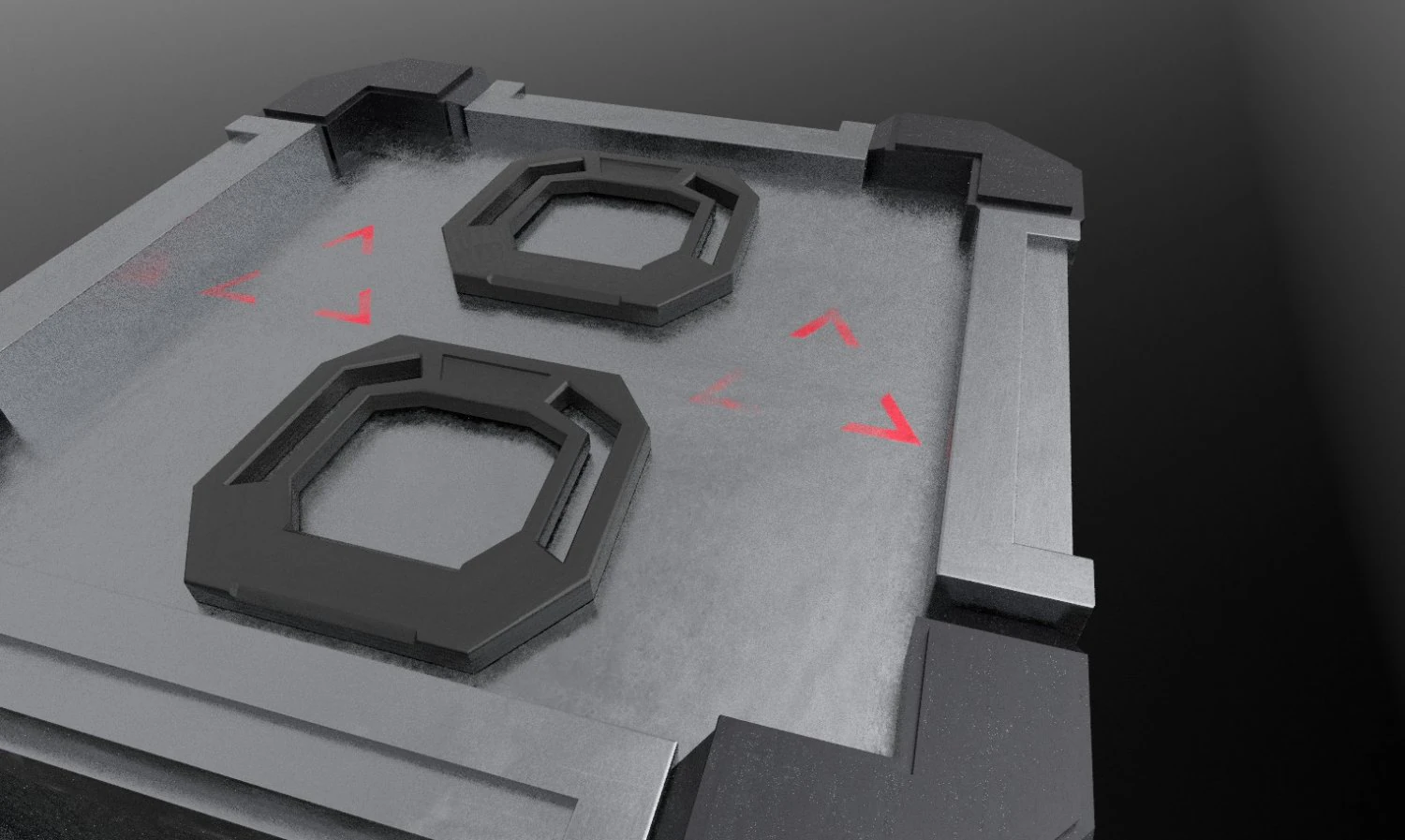 sci-fic box 3D Model .c4d .max .obj .3ds .fbx .stl .blend 