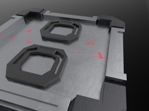 sci-fic box 3D 模型