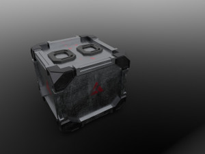 sci-fic box 3D 模型