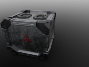 sci-fic box 3D 模型