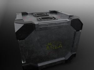 sci-fic box 3D 模型