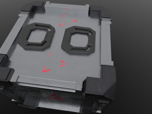 sci-fic box 3D 模型