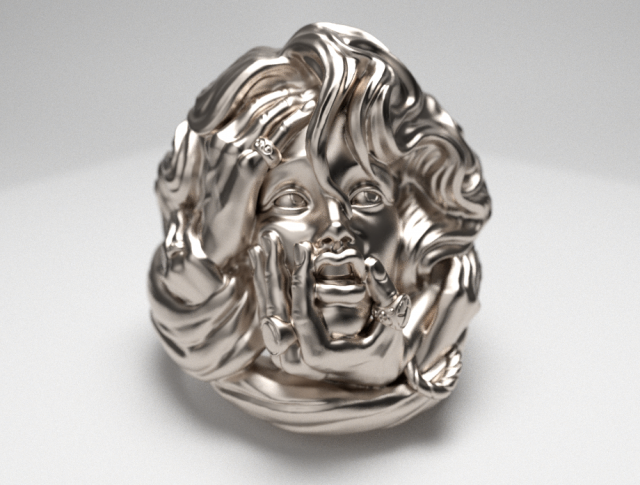 jewellery 3D Принт Модель .c4d .max .obj .3ds .fbx .stl .blend 