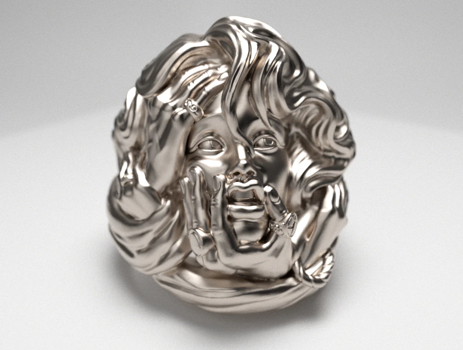 jewellery 3D Print Model .c4d .max .obj .3ds .fbx .stl .blend