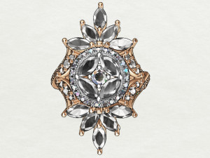 jewellery-wholesale-41 ring 3D Принт Модель