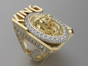 ring of the king Modello di stampa 3D