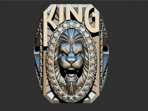 ring of the king Modello di stampa 3D