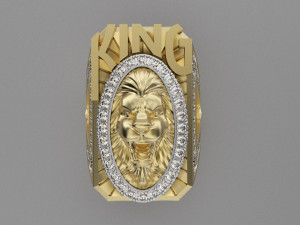 ring of the king Modello di stampa 3D