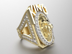 ring of the king Modello di stampa 3D