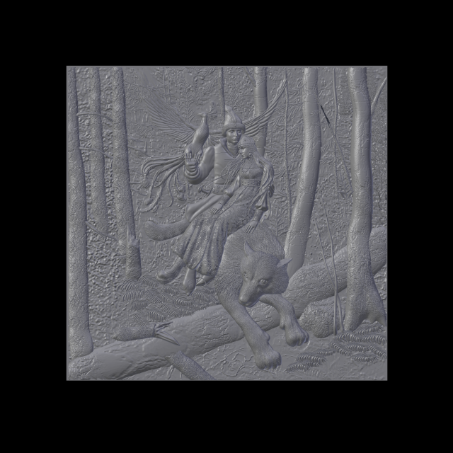 ivantsarevichiseryvolk Modello di stampa 3D .c4d .max .obj .3ds .fbx .stl .blend 