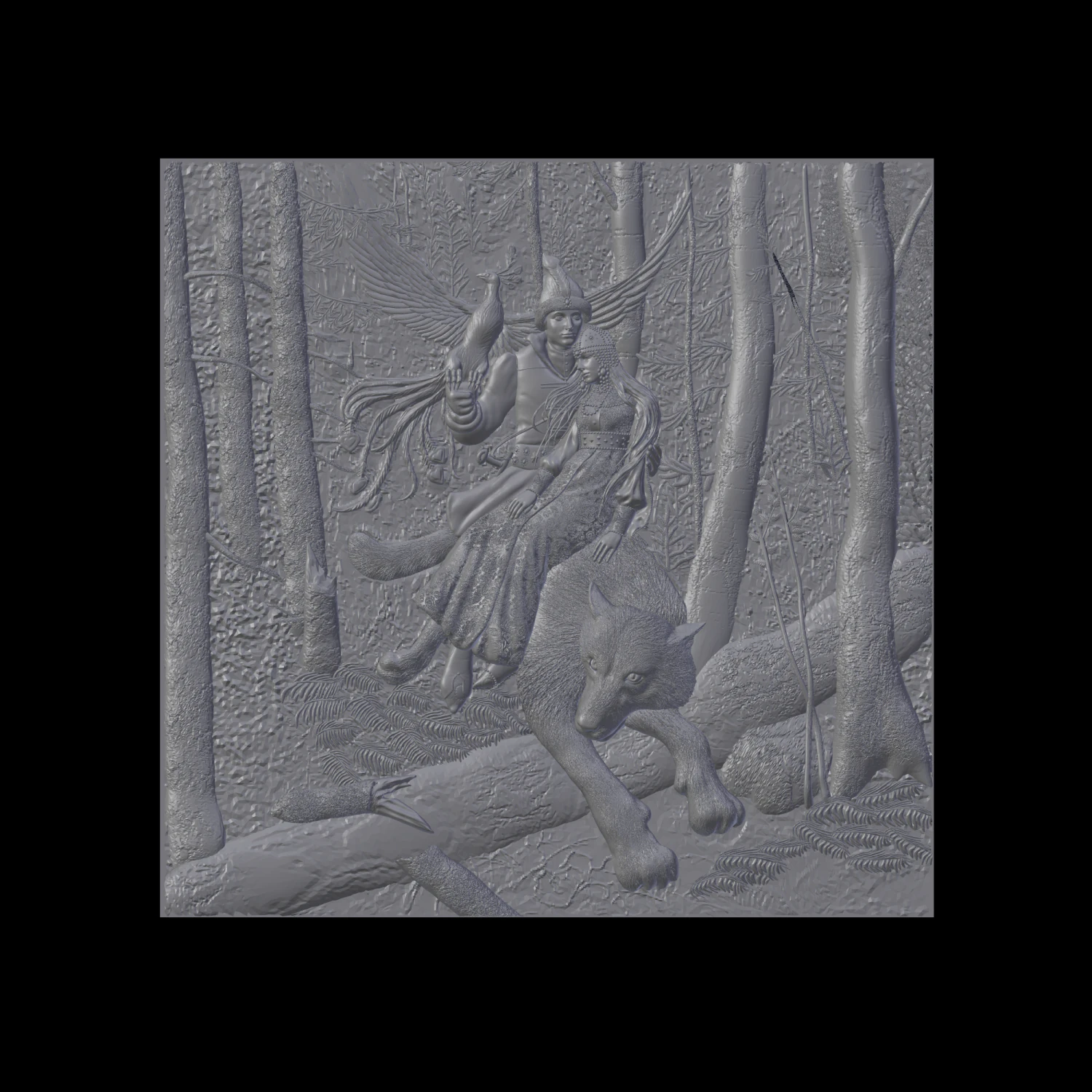 ivantsarevichiseryvolk 3D Print Model .c4d .max .obj .3ds .fbx .stl .blend