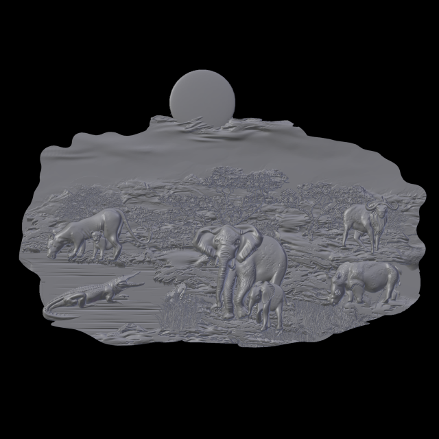 priroda Model do druku 3D .c4d .max .obj .3ds .fbx .stl .blend 