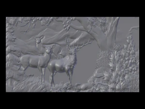 deer 3D Print Model