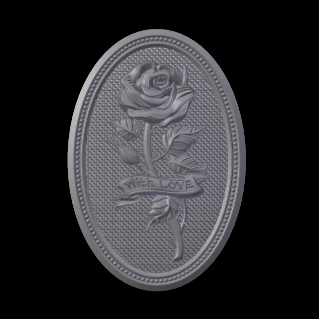 roses Modello di stampa 3D .c4d .max .obj .3ds .fbx .stl .blend 