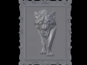 wolf 3D Print Model