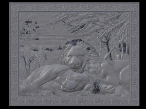 lions 3D Print Model