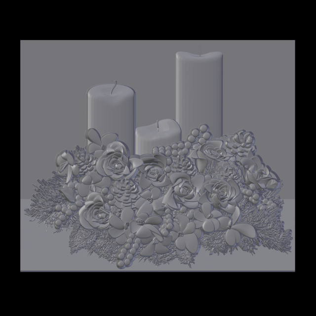 candles 3D-printmodel .c4d .max .obj .3ds .fbx .stl .blend 