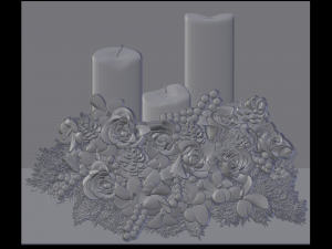 candles Model Cetak 3D