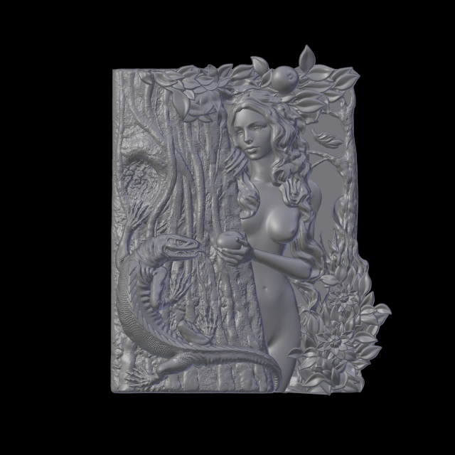 eva 3D 프린트 모델 .c4d .max .obj .3ds .fbx .stl .blend 