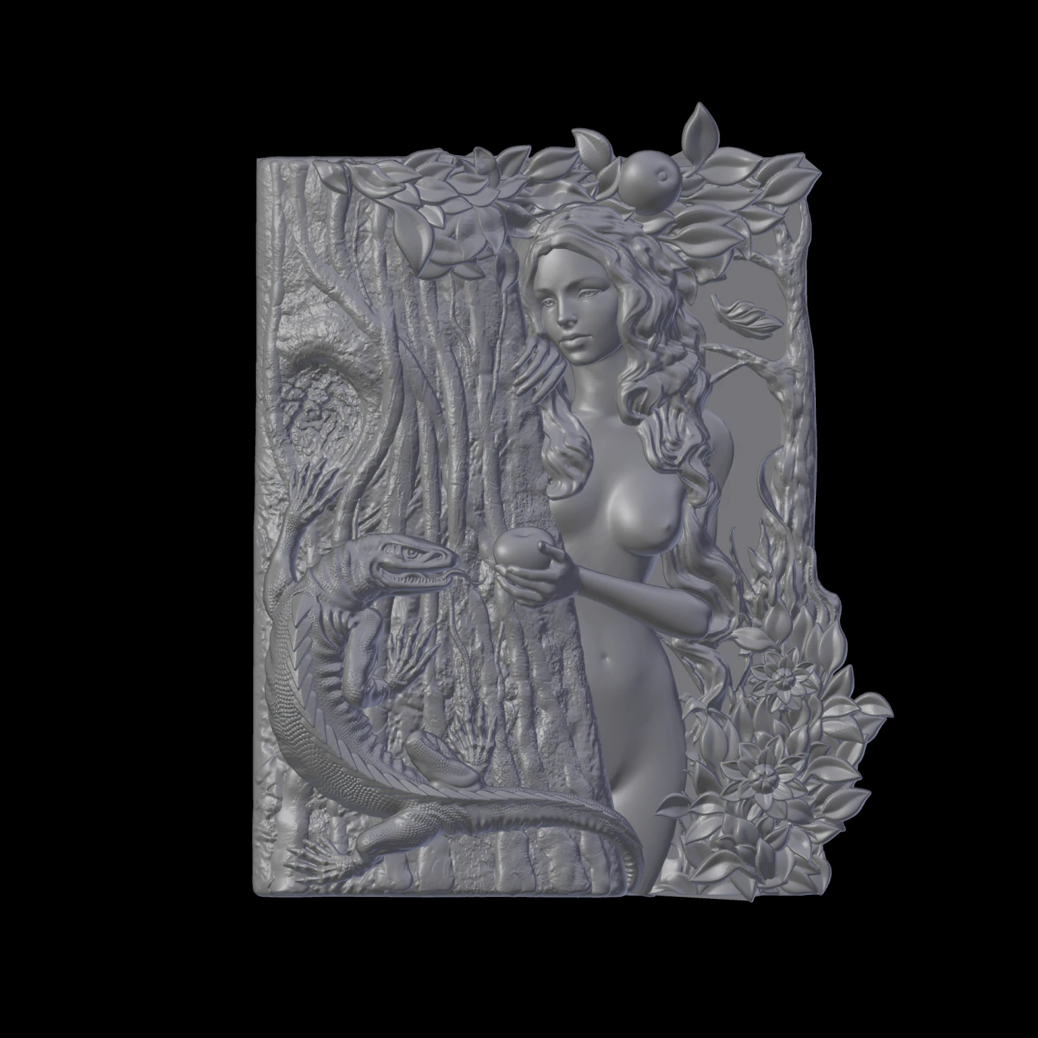 eva 3D Print Model .c4d .max .obj .3ds .fbx .stl .blend 