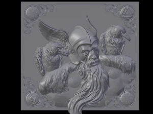 オーディン 3Dプリントモデル