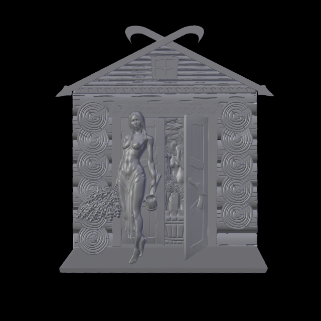 bania 3D Print Model .c4d .max .obj .3ds .fbx .stl .blend 