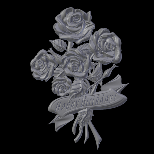 rozi Modello di stampa 3D .c4d .max .obj .3ds .fbx .stl .blend 