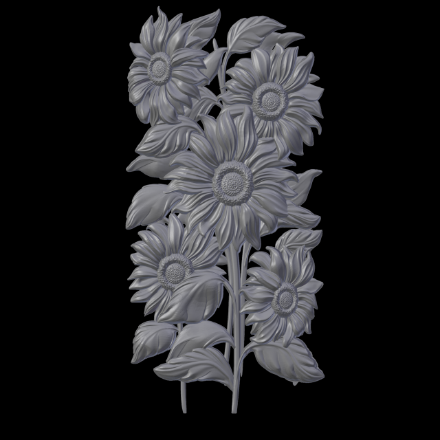 podsolnuhi Modèles 3D en vedette .c4d .max .obj .3ds .fbx .stl .blend 
