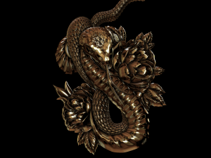 snake 3D Print Model