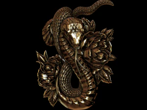 snake 3D Print Model