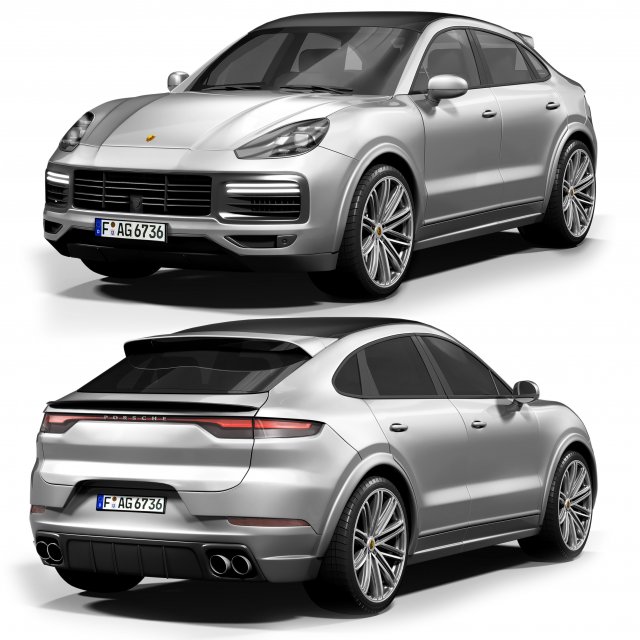 Porsche Cayenne 2022 3D 모델 .c4d .max .obj .3ds .fbx .stl .blend 