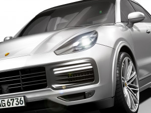 Porsche Cayenne 2022 3D 모델