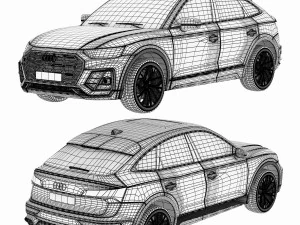 Audi SQ5 Sportback 3D Model