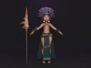 Character Native 3D Model
