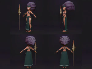 Character Native 3D Model
