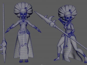 Character Native 3D Model
