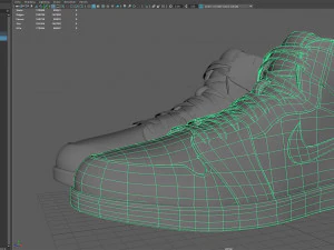 AirJordan 1 Retro HighOG Color Orange 3D Model