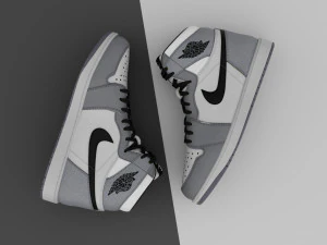 AirJordan 1 Retro HighOG Color Gray CG Textures